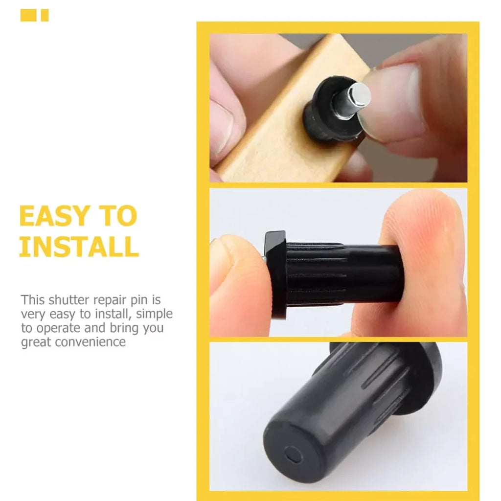 100Pc Large Black Iron Shutter Louvers Blind Repair Pins Spring Loaded Plantation Shutter Replacement Pins Bolt Window Door Home The jack market .AU The jack market .AU Home $ 66 14:201504126#100Pcs