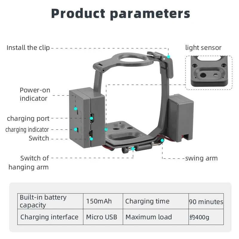 BRDRC AirDrop Dropping System for DJI Mavic 2 Pro/Zoom Drone Ring Gift Deliver Life Rescue Delivery Device Dispenser Thrower The jack market .AU The jack market .AU Drones $ 84 14:200006151#Thrower