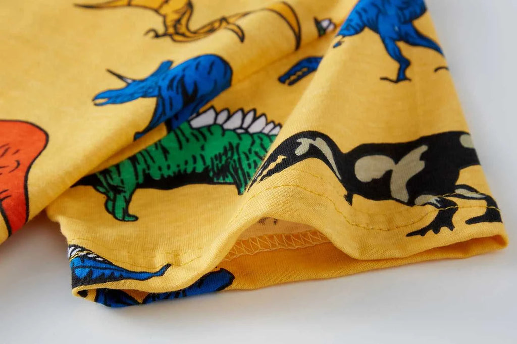 Summer Dinosaur Pajamas Set for Boys Short Sleeve Shorts 100% Cotton Soft Breathable Pjs Kids Sleepwear Age 1-8 Years 2PC The jack market .AU The jack market .AU Mum & Kids: Essential Products for Every Family $ 29 14:350850#P1032D-1;200000463:200661898#2-3years
