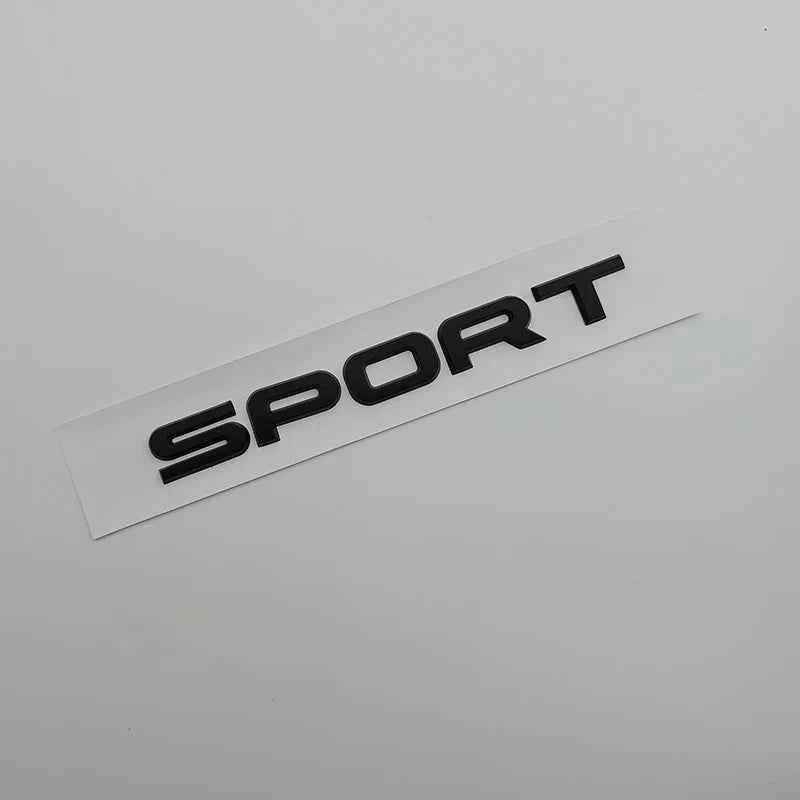 3d ABS Logo Sport Emblem Letters Car Trunk Badge For Evoque Discovery SVR l494 494 l320 Sport Sticker Accessories