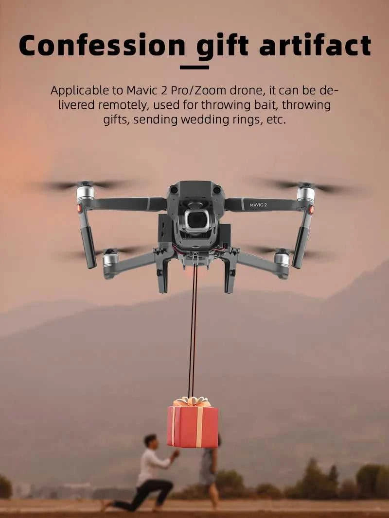 BRDRC AirDrop Dropping System for DJI Mavic 2 Pro/Zoom Drone Ring Gift Deliver Life Rescue Delivery Device Dispenser Thrower The jack market .AU The jack market .AU Drones $ 84 14:200006151#Thrower