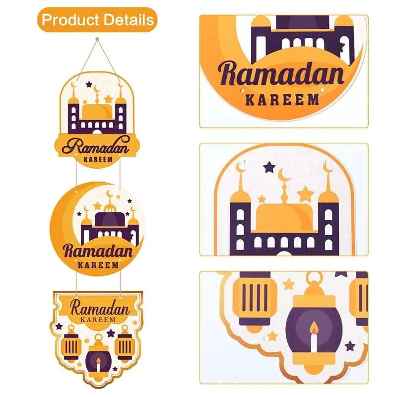 Eid Mubarak Door Hanging Flag Kareem Ramadan Decor for Home 2025 Ramadan Mubarak Islamic Muslim Party Decor Happy Eid Al Adha The jack market .AU The jack market .AU Home $ 20 14:202418806#paper door hanging 3
