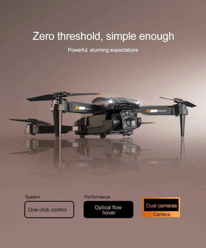 Lenovo D88 Drone 8K Aerial HD Dual Camera Photography Intelligent Obstacle Avoidance Brushless Motor 5G WIFI GPS Return Drone The jack market .AU The jack market .AU Drones $ 86 14:691#Black-8K HD-VR