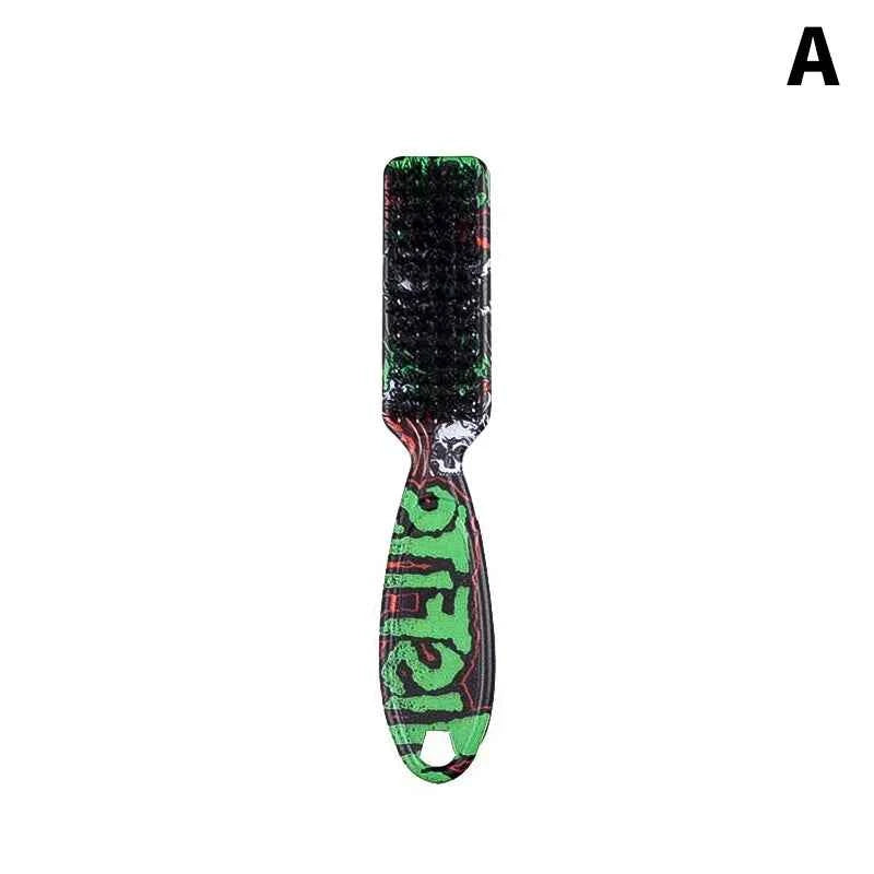 1PC Black Professional Fade Brush Barber Neck Sweeping Brush Comb Haircut Accessories Facial Cleaning Tools For Men Brushes Comb
