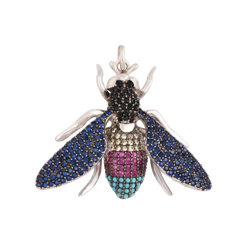 Colourful Fly Bee Ladybird Insect Charm Paved with Rainbow Cubic Zirconia,18K Gold Plated Jewelry Making Hand Craft Material M75 The jack market .AU The jack market .AU Jewellery & Chains $ 63 14:29#M750426-Gold;200007763:201336100