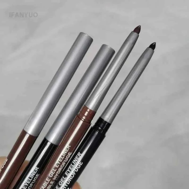 Strong Black Long-lasting Waterproof Gel Eyeliner Pencil Smooth Quick-drying Easy Color Glue Eyeliner Pen Eye Makeup Cosmetics