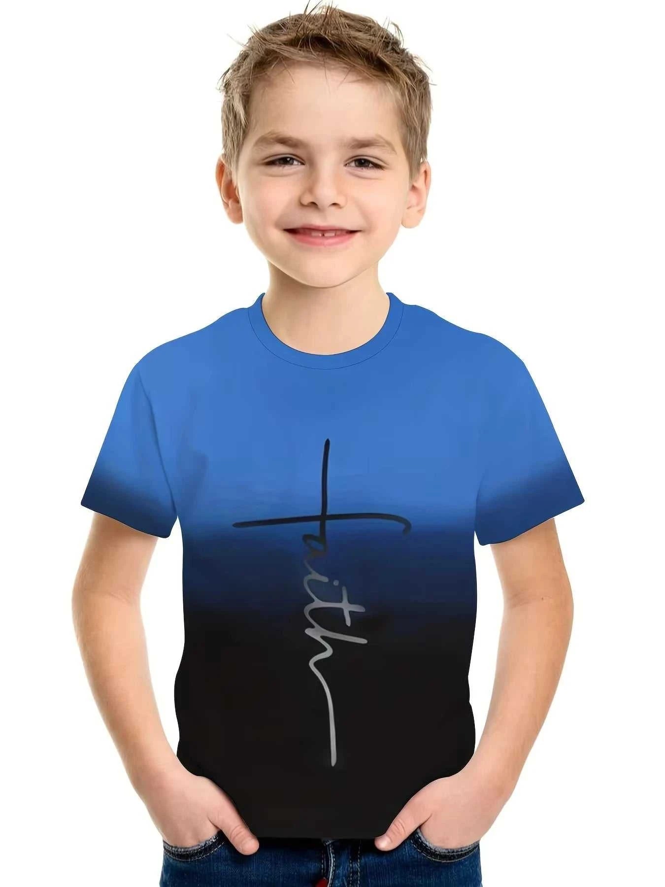 Children's Clothing Boys T-Shirt 2-10y Short Sleeved Children's T-Shirt 3D Letter Printing Casual Round Neck Summer Kids Clothes The jack market .AU The jack market .AU Mum & Kids: Essential Products for Every Family $ 24 14:193#TXS00UHU;200000463:200004191#140