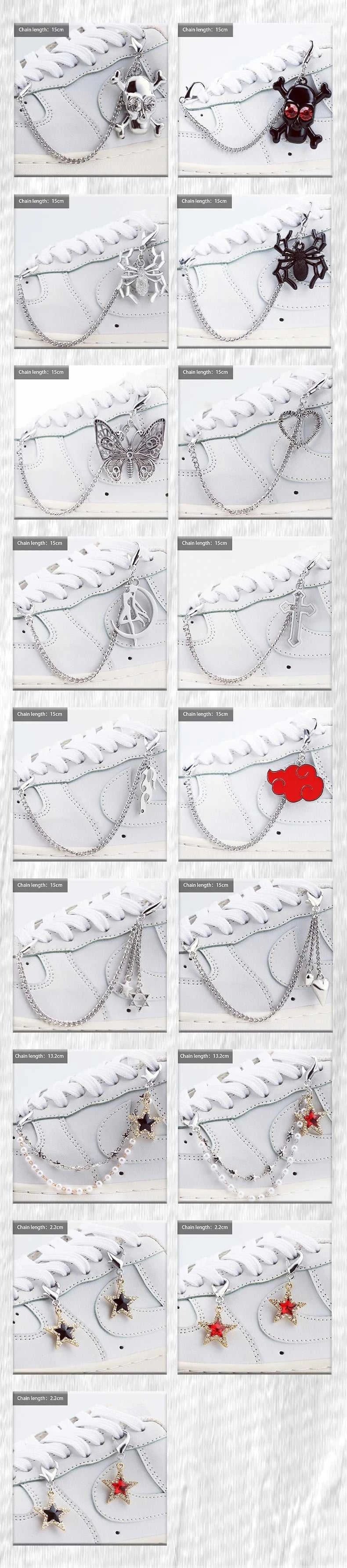 1PCS Luxurious Diamond DIY Heart Star Pearl Shoe Chain Punk Original Detachable Studded Pentagram Shoe Accessories Jewelry Penda The jack market .AU The jack market .AU Step Up Your Style: Trendy Shoes for Every Occasion! $ 48 14:1063#18;200007763:201336100
