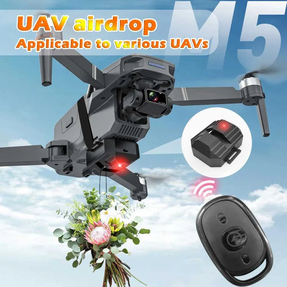 Universal Drone Airdrop Thrower System 2.4 Remote Control General Payload Delivery Thrower Air Dropper Device Drone Accessories The jack market .AU The jack market .AU Drones $ 66 14:193#Black