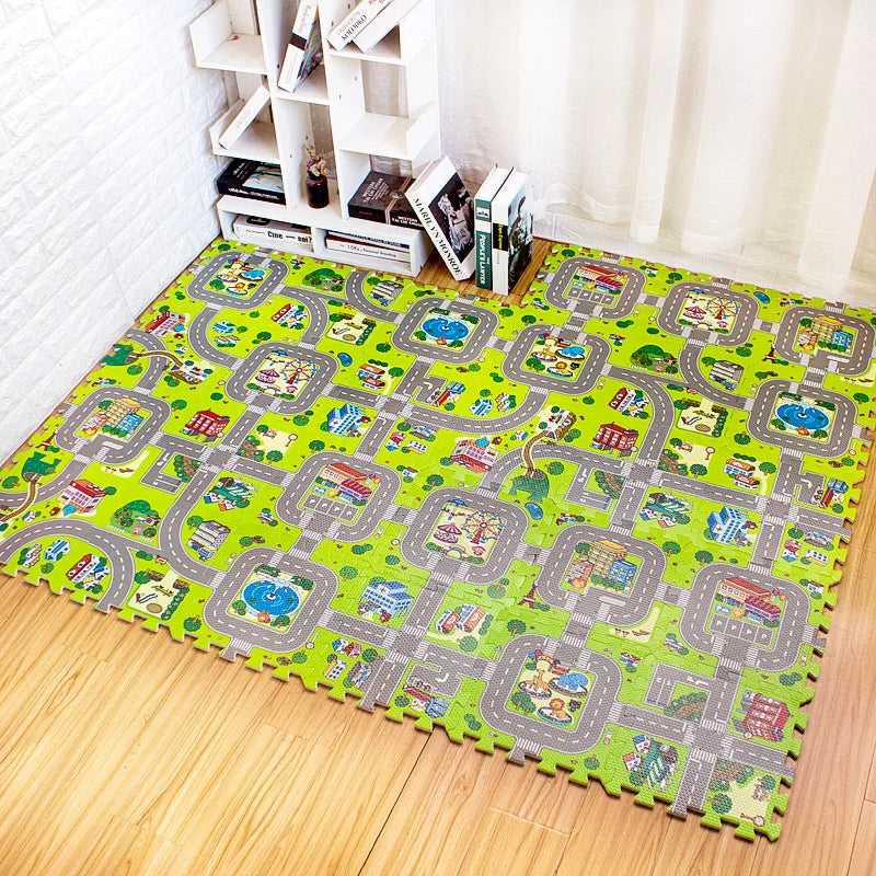 Baby Play Mat 9pcs/lot Kids Carpet Playmat Children Rug Soft Floor Toys Road Traffic Soft Floor Home Decor EVA Kids Foam Puzzles The jack market .AU The jack market .AU Mum & Kids: Essential Products for Every Family $ 43 14:29#1 set
