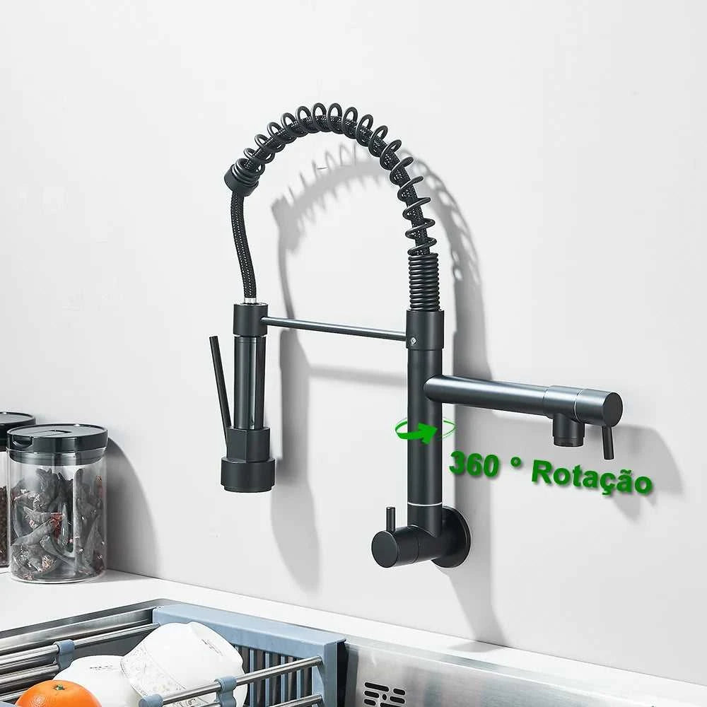 Rozin Matte Black Pull Down Kitchen Faucet Single Cold Water Dual Spouts Kitchen Tap 4 Colors Wall Mounted ABS Nozzle Crane The jack market .AU The jack market .AU Home $ 96 14:496#Gold Faucet;200007763:201336342