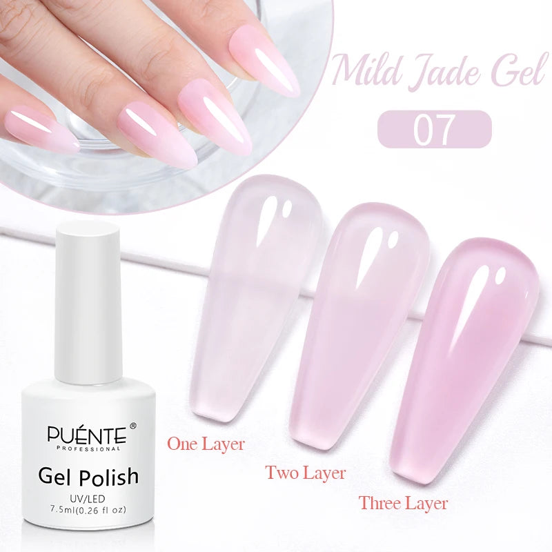 PUENTE Cat Eye Magnetic Gel Nail Polish - Vibrant Starry Galaxy Effect, Soak Off UV, 7.5ML