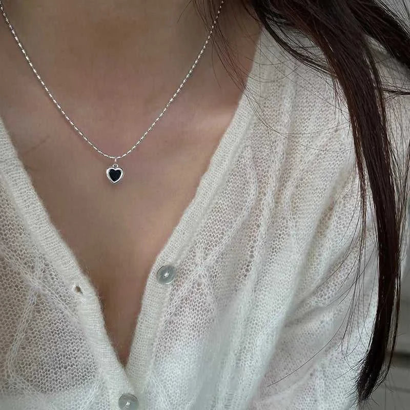 New 925 Sterling Silver Heart Necklaces Pendant Fashion Sterling Silver Jewelry Statement for Women The jack market .AU The jack market .AU Jewellery & Chains $ 49 200000226:200004890#blue