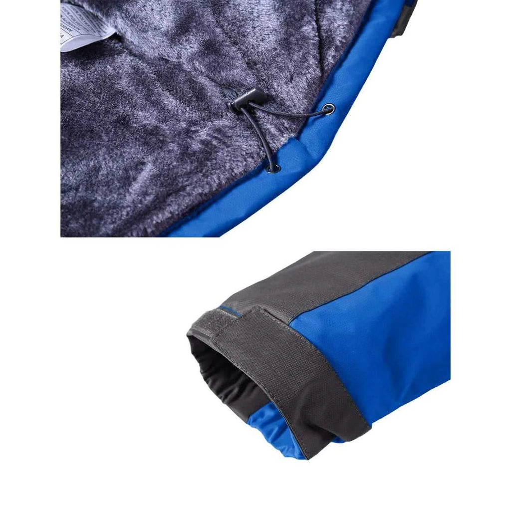 TACVASEN Men's Waterproof Ski Jacket Fleece Lining Warmth Parka Winter Snow Working Outdoors Hooded Coat Rain Shell Windbreaker The jack market .AU The jack market .AU Men Fashion $ 76 14:771#Blue;5:361385#CN 4XL (US L)