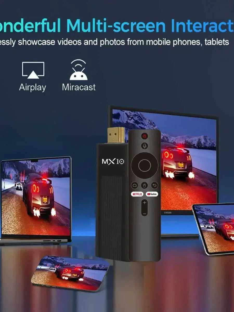 Ultra HD 4K Android TV Stick MX10-F3 Stick Mini Home TV Stick H313 Quad Core Support 2.4/5G Dual Wifi 2GB RAM 16GB ROM The jack market .AU The jack market .AU Accessories Electronics $ 83 14:193