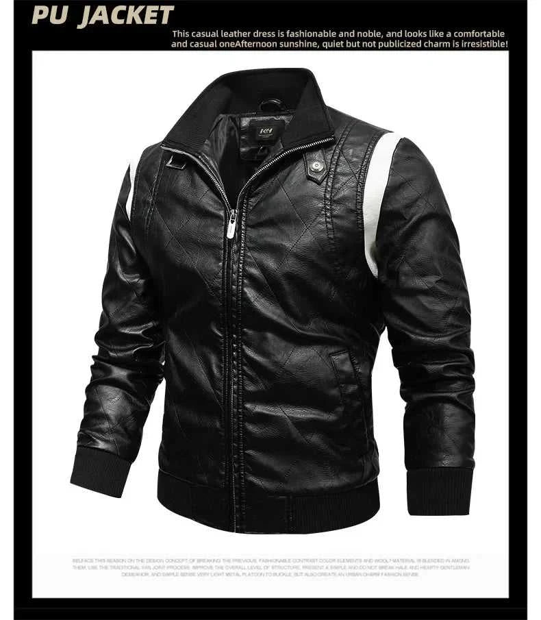 Spring Men's Leather Jacket High Quality Stand Collar Fashion Youth Embroidery Hooded PU Leather Coats EUR Size 3XL Men Clothing The jack market .AU The jack market .AU Men Fashion $ 78 14:771#White hooded;5:4183#EUR 3XL--CHN 4XL