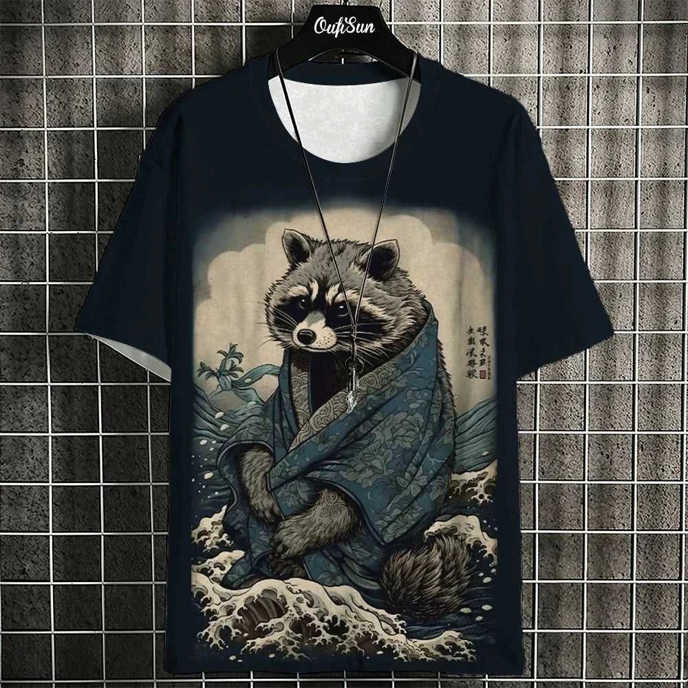 2024 T Shirt Men Japanese Samurai Cat 3d Printed T Shirts For Casual Fashion Funny Shirt Top Tee Men Clothing The jack market .AU The jack market .AU Men Fashion $ 26 14:193#P2TGL23FD;5:4183