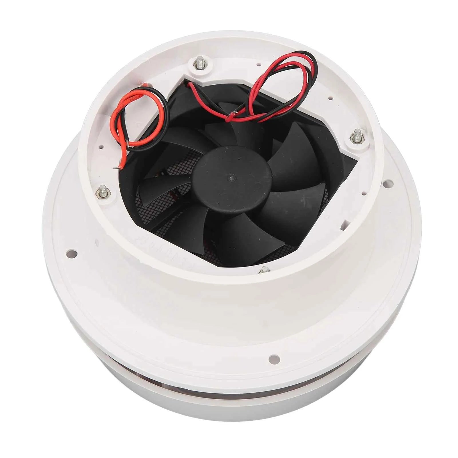 DC12V RV Roof Exhaust Fan Noiseless Solar Powered Vent for Campers  Ships Yachts RV Roof Vent Fan Solar Roof Exhaust Fan