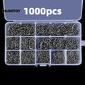 100-1000pcs Fish Hooks with barbed fishhook For Bait With Plastic Box Kit For Saltwater Freshwater fishing tools The jack market .AU The jack market .AU Fishing Gear $ 22 14:193#100pcs