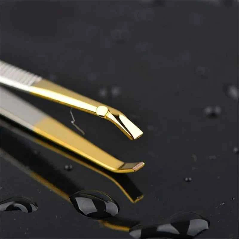 1PC High Quality Make Up Tools Pince Epiler Eyebrow Tweezer Stainless Steel Slant Tip Eyes Tweezer Clip For Face Hair Removal