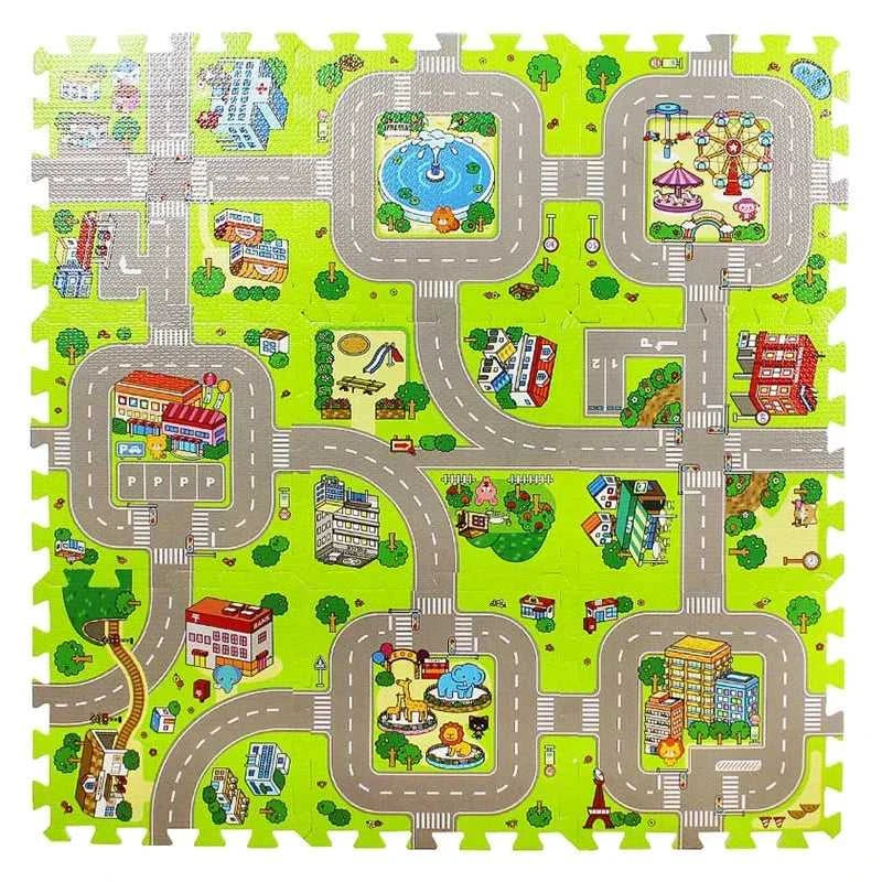 Baby Play Mat 9pcs/lot Kids Carpet Playmat Children Rug Soft Floor Toys Road Traffic Soft Floor Home Decor EVA Kids Foam Puzzles The jack market .AU The jack market .AU Mum & Kids: Essential Products for Every Family $ 43 14:29#1 set