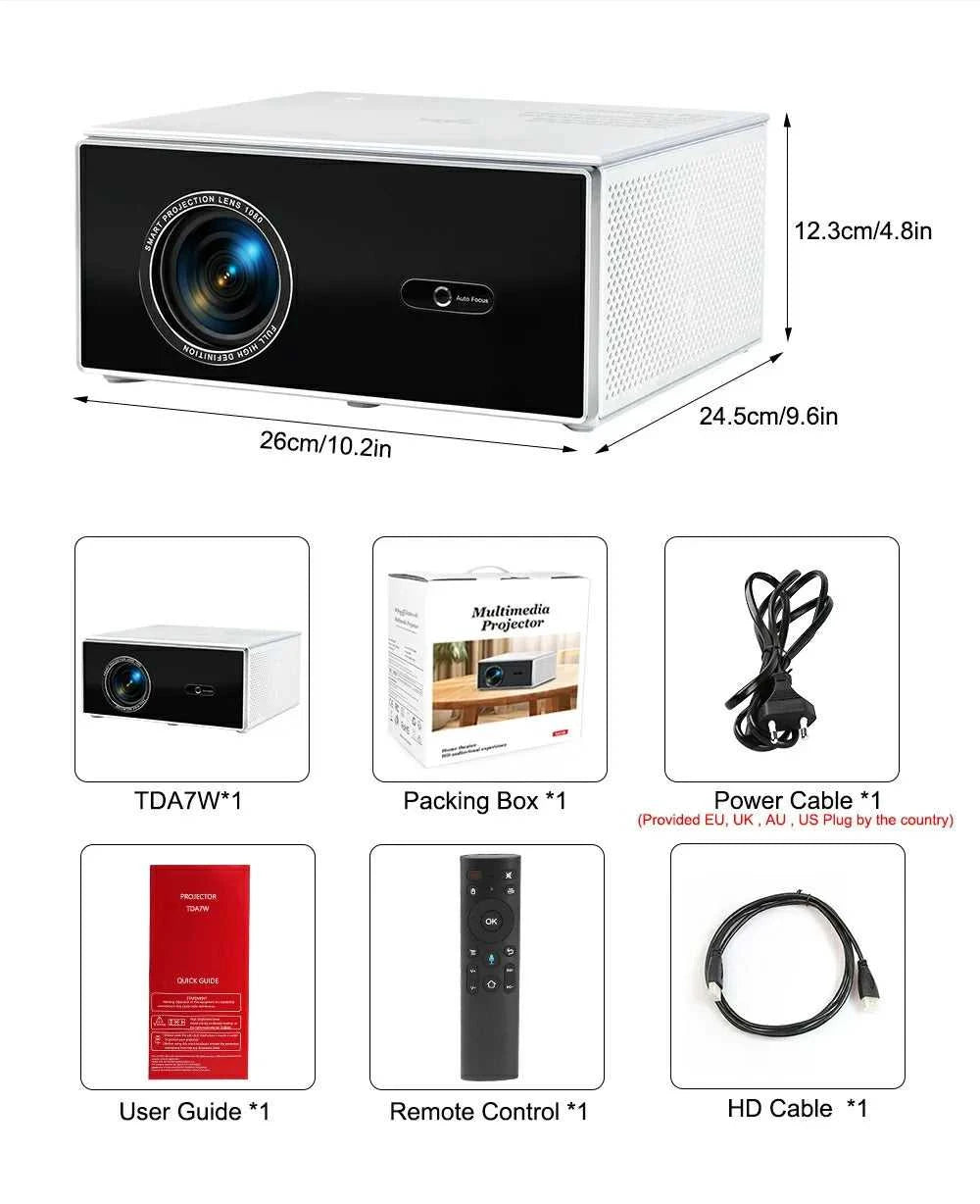 ThundeaL TDA7W Full HD 1080P Projector 32G Android WiFi 2K 4K Video Home Theater Cinema 3D Moive Beam Projector PK DLP Beamer The jack market .AU The jack market .AU Accessories Electronics $ 555 14:201441171#Android Version;200007763:203124901