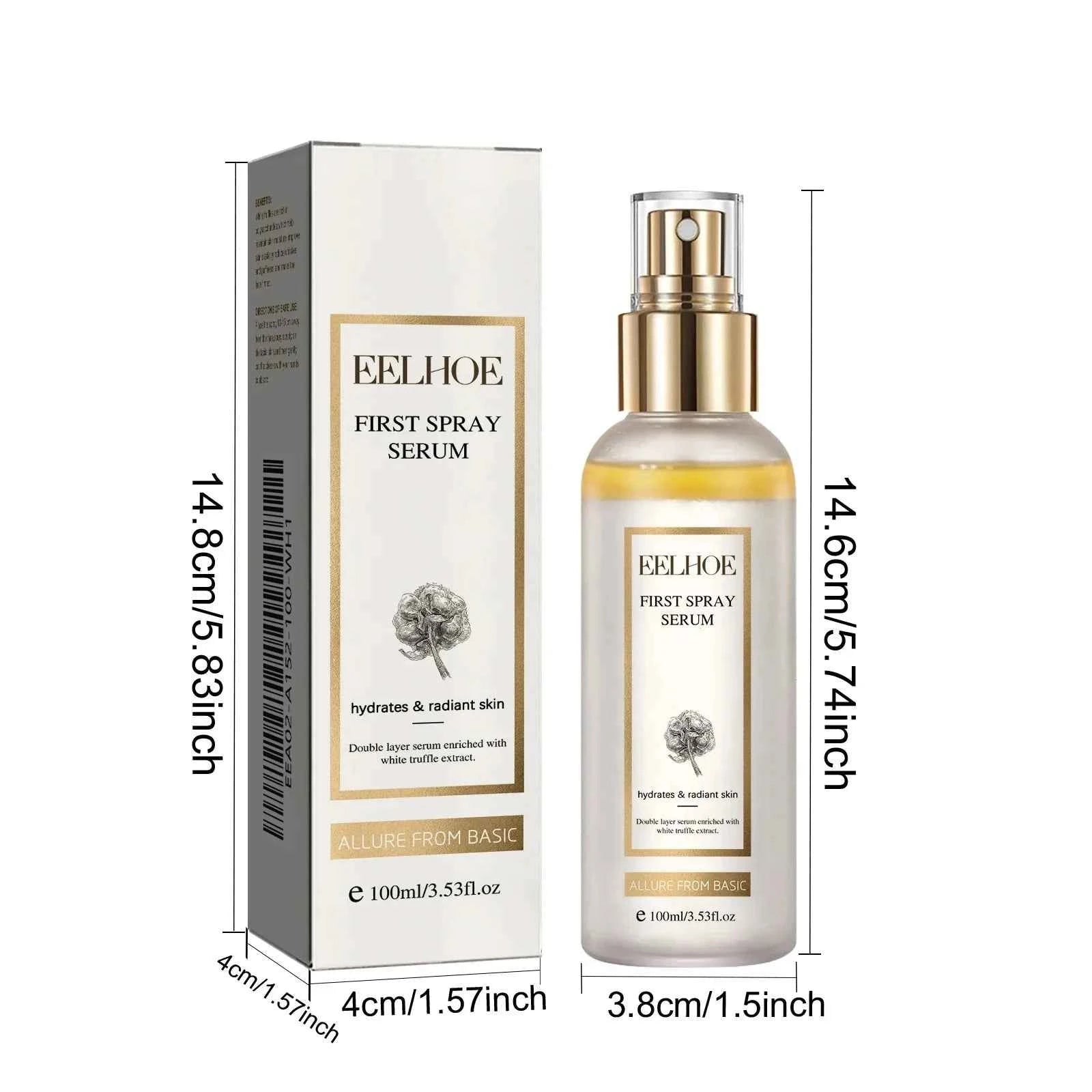 GlowSerum White Truffle Radiance Spray - Moisturizes, Brightens, Fades Dark Spots & Shrinks Pores