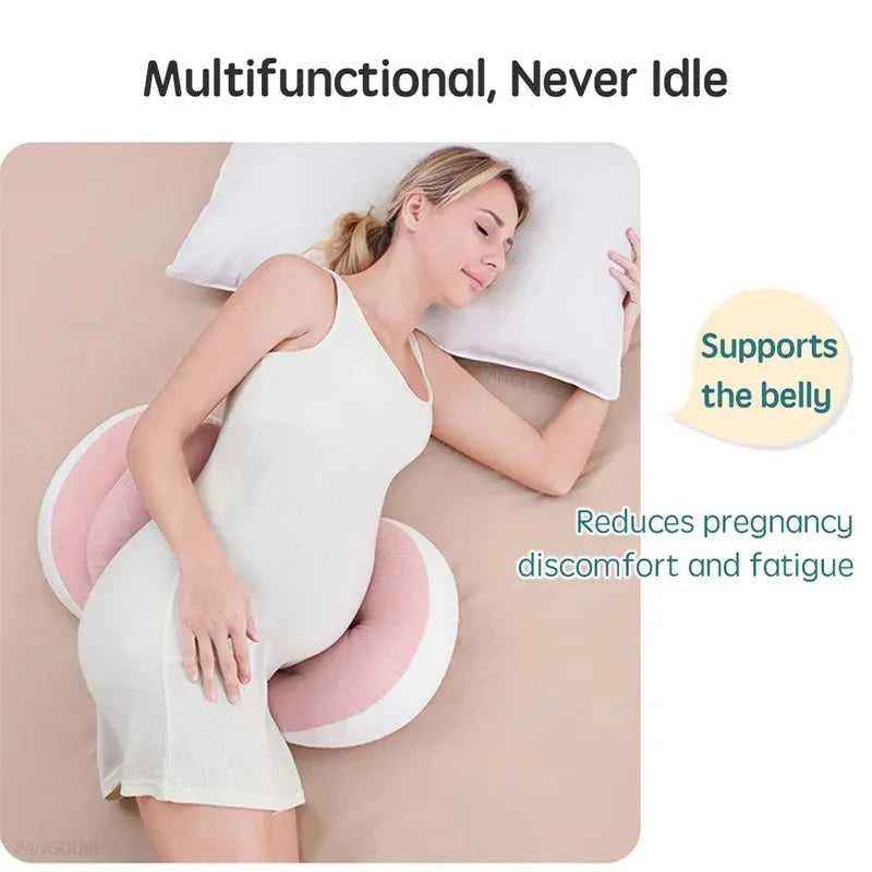 PANGDUBE Pregnancy Pillow with 1pc Free An Auxiliary Pillow Cotton Waist Support Pillow for Pregnant Women Sleeping Body Pillow The jack market .AU The jack market .AU Mum & Kids: Essential Products for Every Family $ 45 14:200021498#Pink