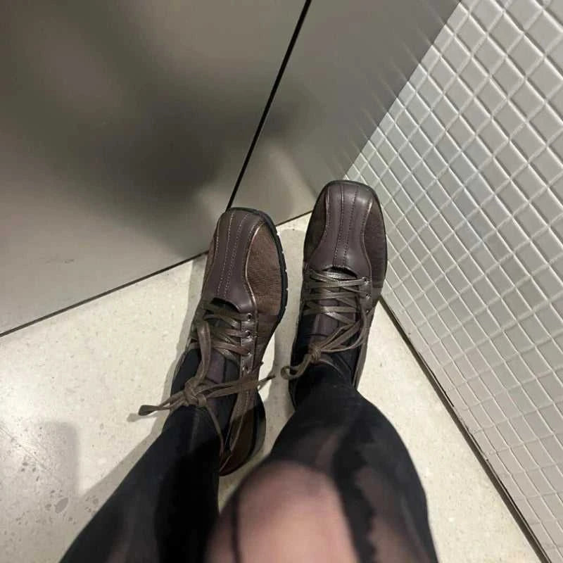 Women's ballet flats Fashion Korean ballet style lace-up retro casual shoes Comfortable lightweight ballet sneakers The jack market .AU The jack market .AU Step Up Your Style: Trendy Shoes for Every Occasion! $ 110 14:173#silver;200000124:200000364