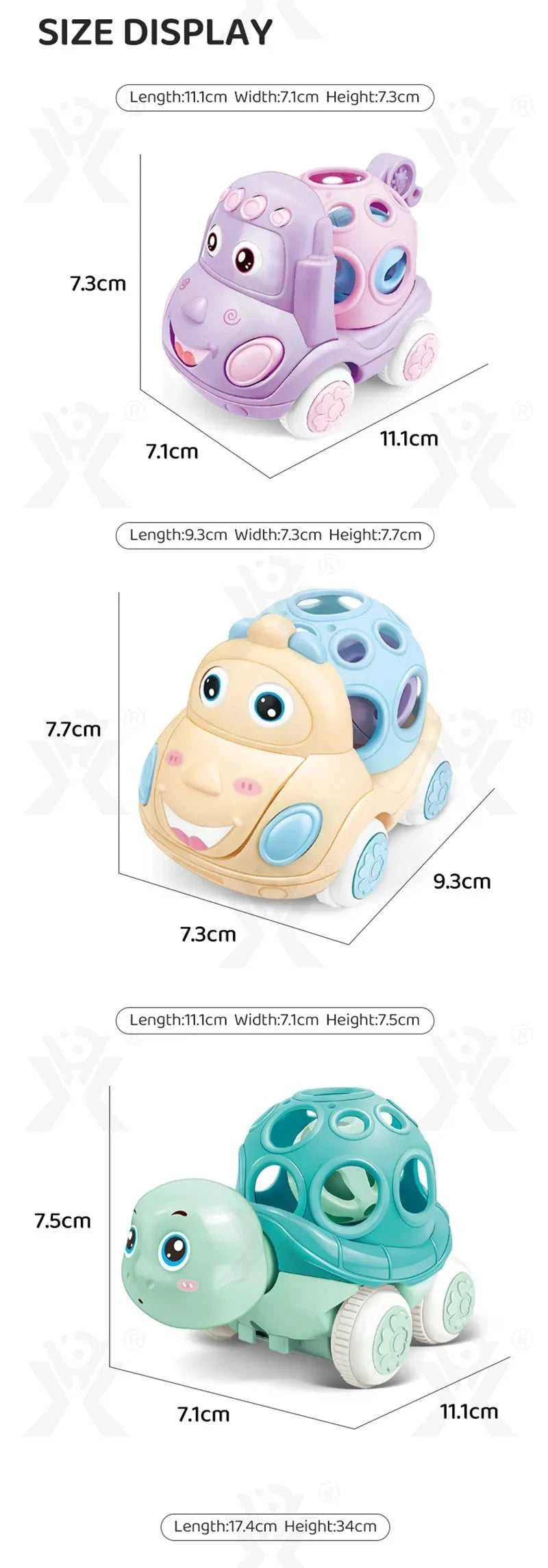 Baby Car Toys for 6 12 Months Friction Car Infant Soft Rubber Inertial Push and Go Vehicles Roll Car Hand Rattle Gift for Kids The jack market .AU The jack market .AU Little Wonders $ 49 14:350852#Taxi