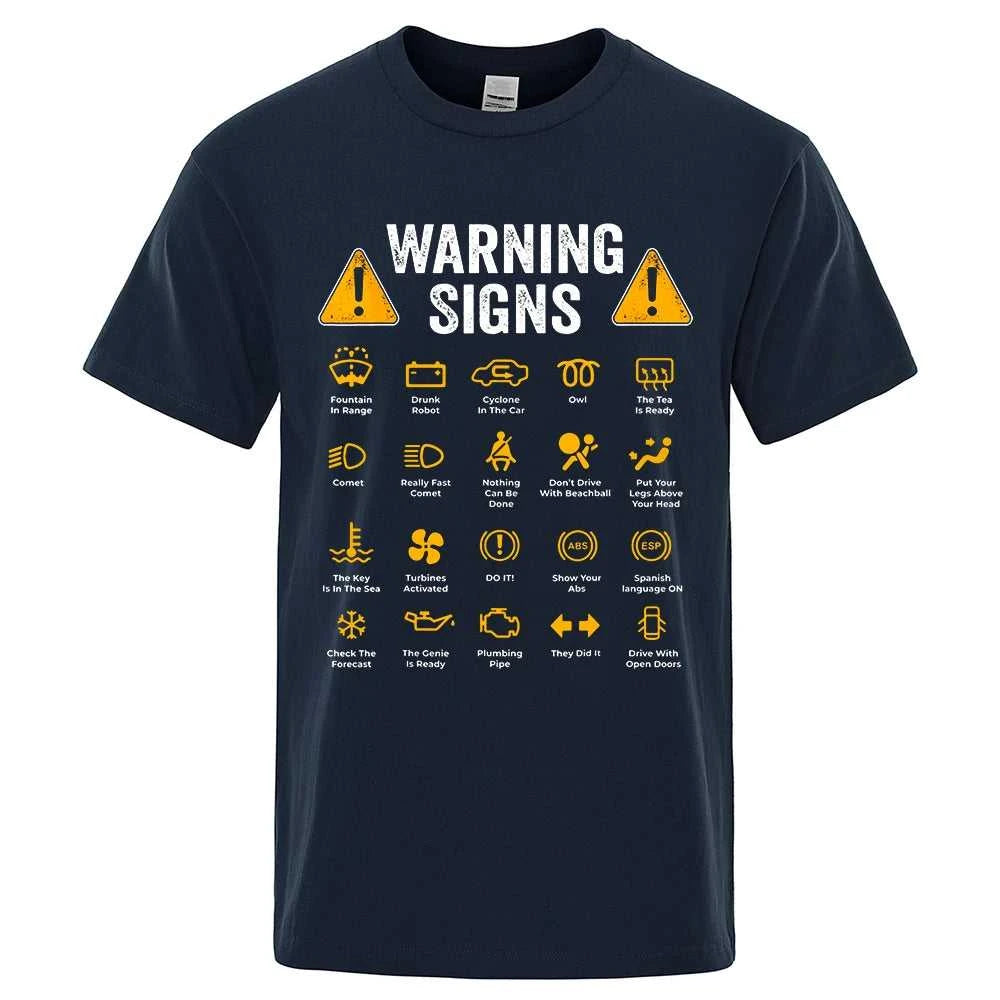 Funny Driving Warning Signs 101 Auto Mechanic Gift Driver T-Shirt Fashion Casual T Shirt Cotton Mens Tops Tees Casual Oversized The jack market .AU The jack market .AU Men Fashion $ 35 14:173#Brown;5:4183