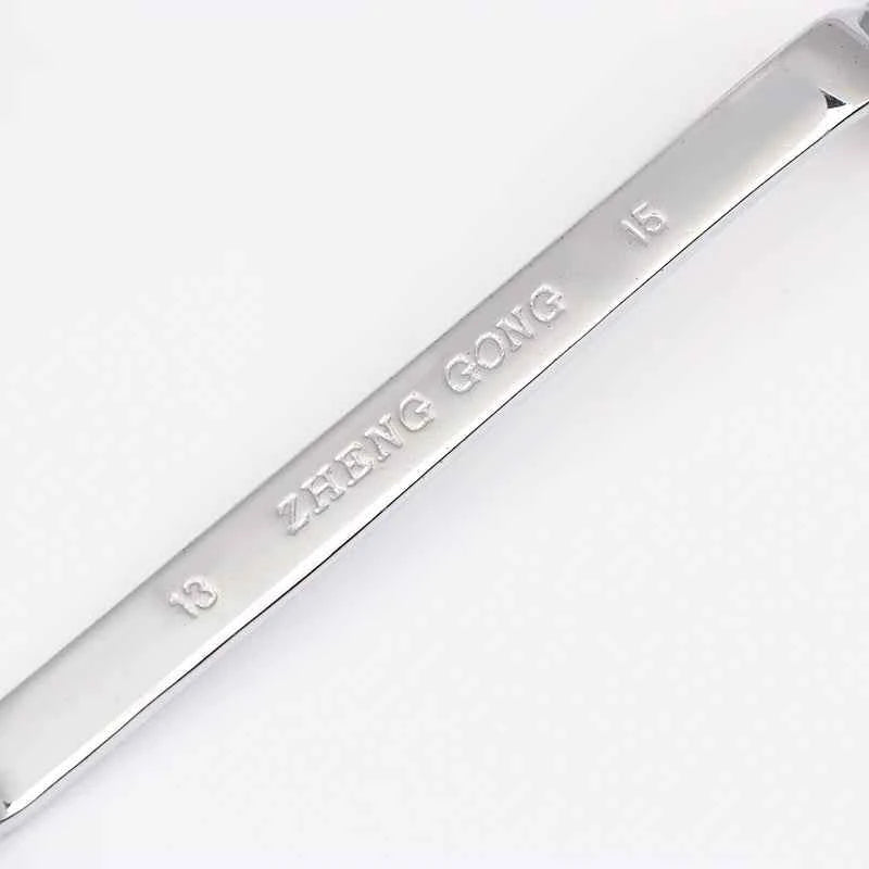 Multifunctional Double-ended Offset Ring Spanner - Heat Treated Hardened Box End Wrench for Auto Repair
