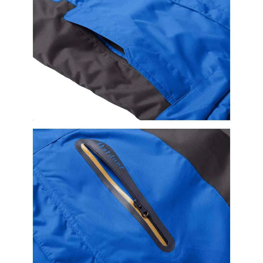 TACVASEN Men's Waterproof Ski Jacket Fleece Lining Warmth Parka Winter Snow Working Outdoors Hooded Coat Rain Shell Windbreaker The jack market .AU The jack market .AU Men Fashion $ 76 14:771#Blue;5:361385#CN 4XL (US L)