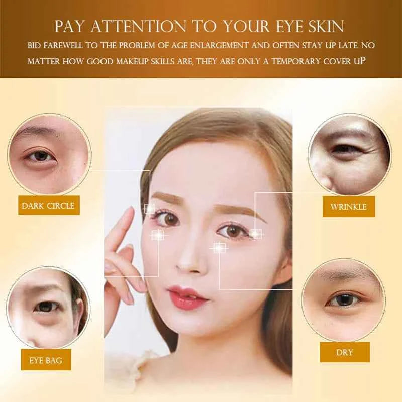 Gold Collagen Eye Masks - Revitalize, Hydrate & Erase Dark Circles & Puffiness