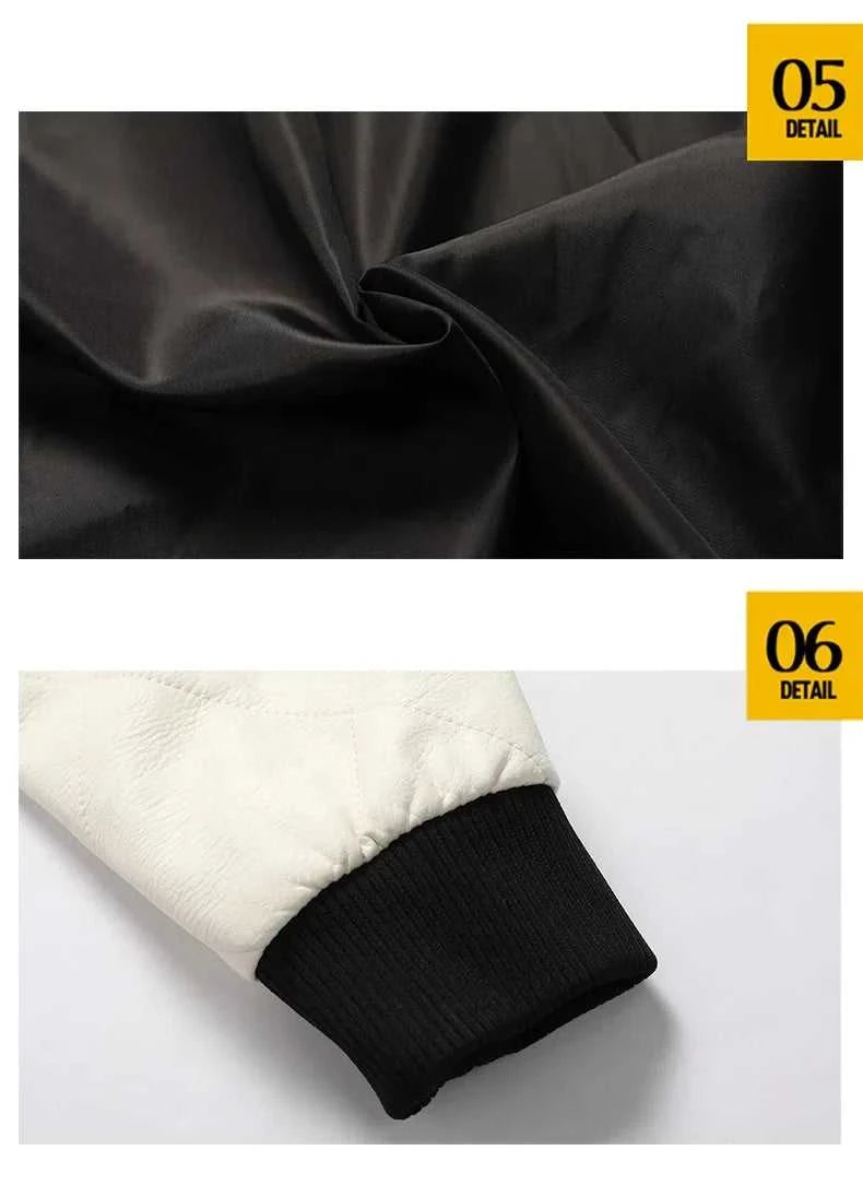 Spring Men's Leather Jacket High Quality Stand Collar Fashion Youth Embroidery Hooded PU Leather Coats EUR Size 3XL Men Clothing The jack market .AU The jack market .AU Men Fashion $ 78 14:771#White hooded;5:4183#EUR 3XL--CHN 4XL