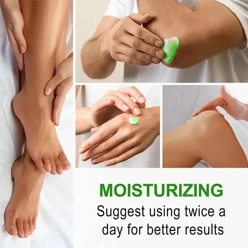 YUITIKUE Tea Tree Oil Foot Cream 100g - Multi-Use Moisturizer for Feet, Hands, Knees & Elbows, Gentle Care with Vitamin E & Aloe