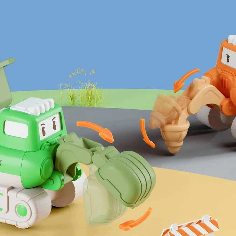 Baby Cartoon Toy Car Mini Press Go Vehicles Inertia Pull Back Cars Montessori Early Education Crawling Toys for Toddlers Boys The jack market .AU The jack market .AU Little Wonders $ 50 14:29#Pile driver