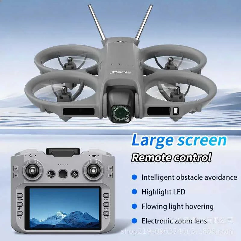 Lenovo Drone With 4.3-inch Large Screen 8k High-definition Aerial Photography Obstacle Avoidance Remote Control Quadcopter 2026 The jack market .AU The jack market .AU Drones $ 100 14:175#Black screen control