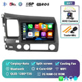 Android 15 Car radio For Honda Civic 8th 2005-2011 Carplay Android auto Qualcomm Car stereo Multimedia player 4G wifi 48EQ 2 din