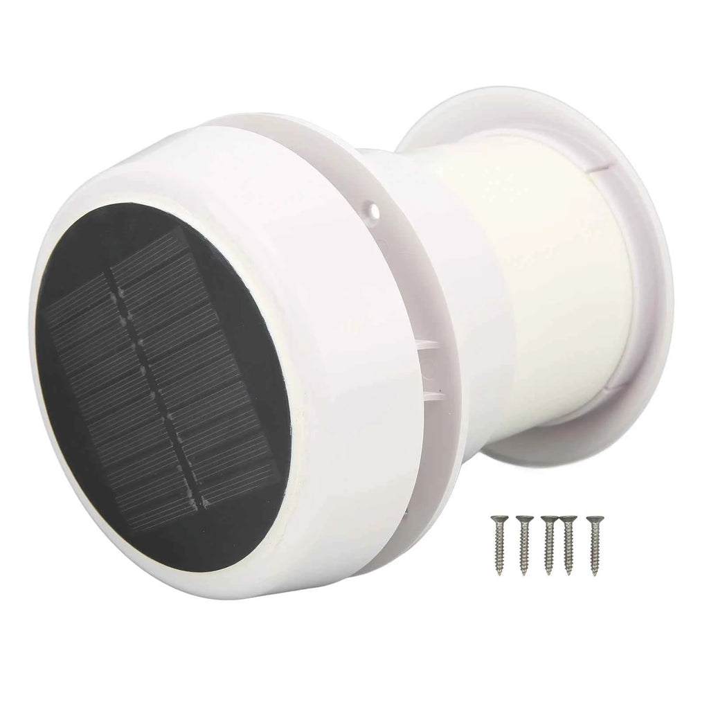 DC12V RV Roof Exhaust Fan Noiseless Solar Powered Vent for Campers  Ships Yachts RV Roof Vent Fan Solar Roof Exhaust Fan