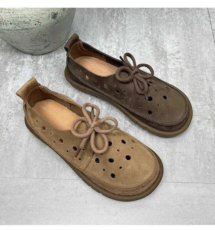 Careaymade-Summer top layer cowhide sandals,clown cute big toe shoes,hollow hole shoes,pure Handmade breathable casual shoes 34 The jack market .AU The jack market .AU Step Up Your Style: Trendy Shoes for Every Occasion! $ 112 14:29#Beige Elastic band;200000124:200000334