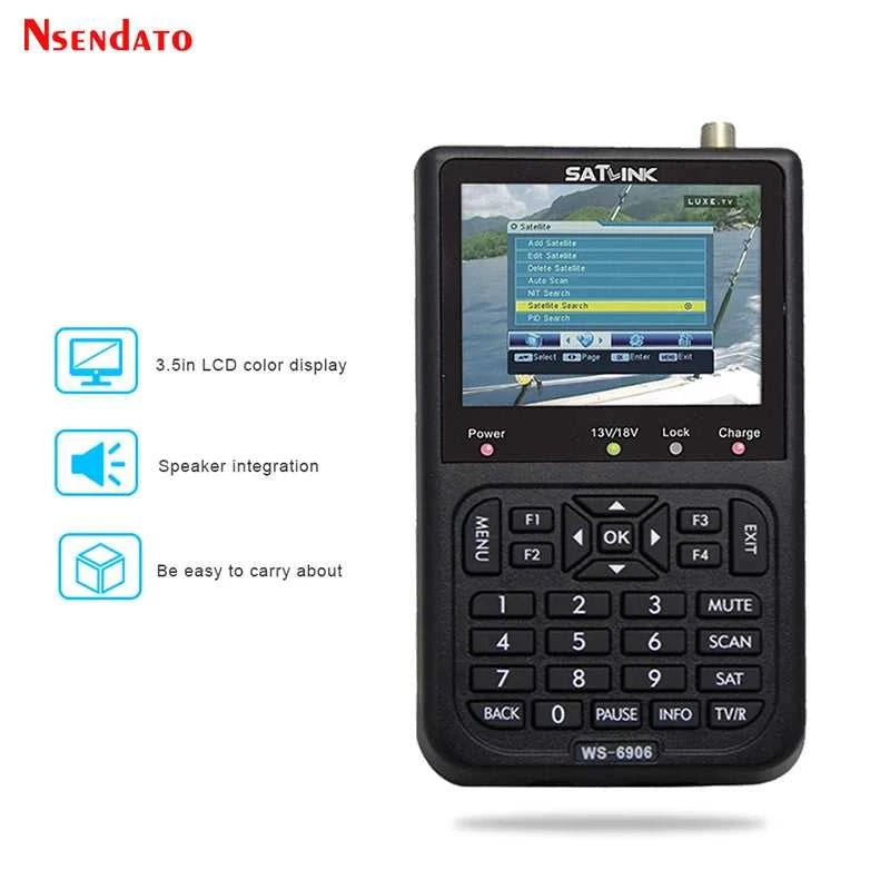 Satlink WS6906 3.5 inch LCD DVB-S Digital Satellite Signal Finder Meter DVB S Digital Satellite Full FTA Finders WS 6906 WS-6906 The jack market .AU The jack market .AU Accessories Electronics $ 138 14:193;200009209:201484779#AU plug