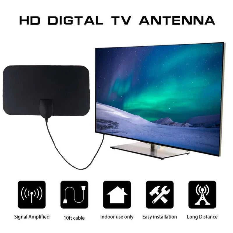 Digital TV Antenna Booster Hign Gain High Definition Aerial HD Flat Indoor Active Aerial For Car Antenna RV Travel Smart TV The jack market .AU The jack market .AU Accessories Electronics $ 49 14:203432010#Digital TV antenna