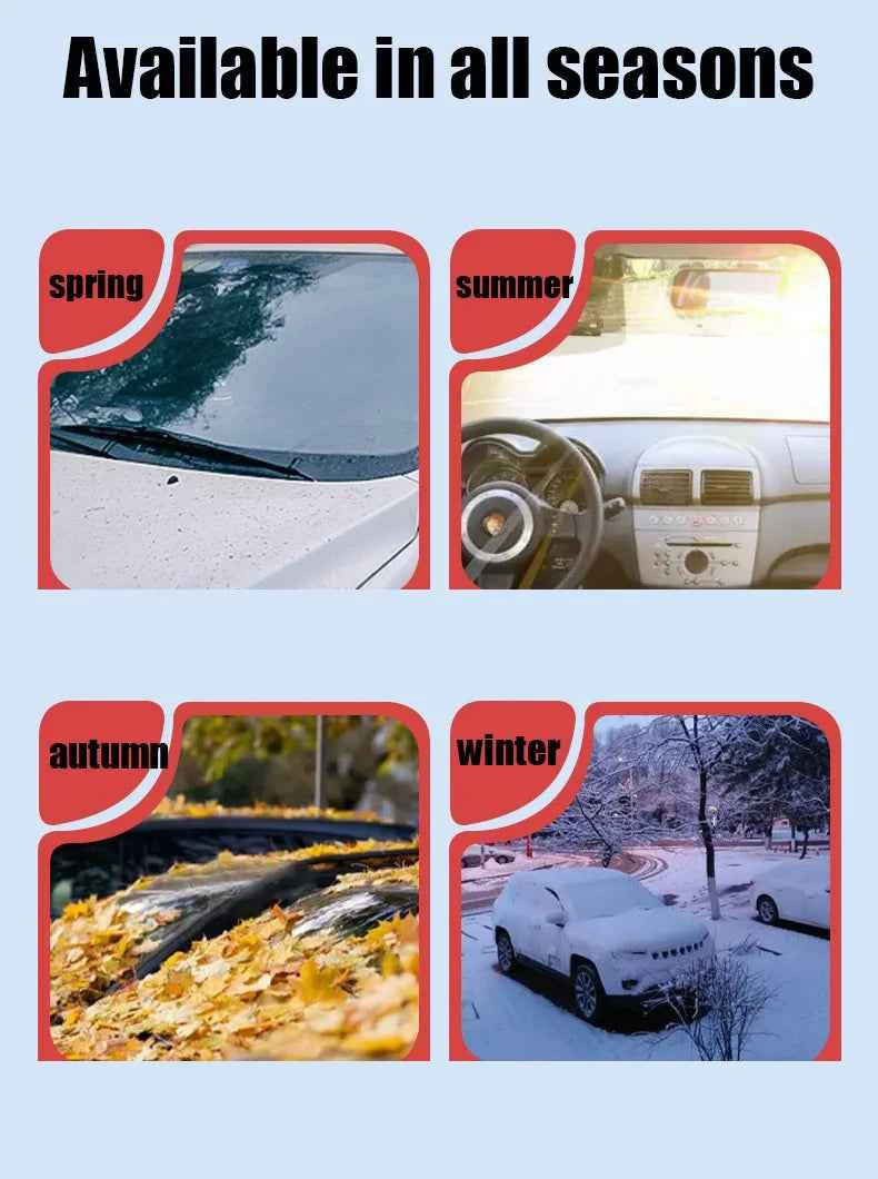 Magnetic Car Front Windscreen Cover Automobile Sunshade Windshield Snow Sun Shade Waterproof Exterior Covers Accessories