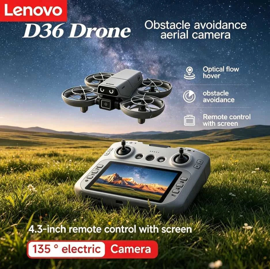 Lenovo D36 Drone 4K HD 8k Triple Camera FPV Brushless Motor Obstacle Avoidance Foldable RC Quadcopter Professional Aerial The jack market .AU The jack market .AU Drones $ 165 14:496#D36-propeller