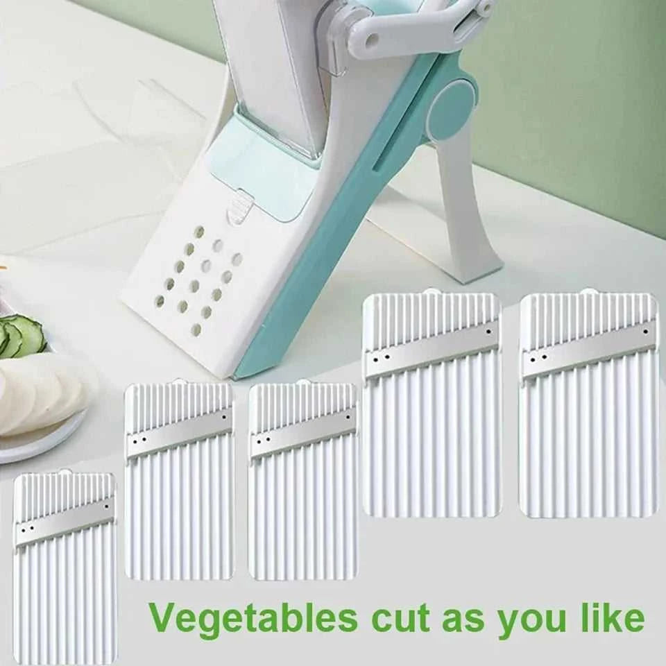 Donirt 5 in 1 Vegetable Cutter Mandoline Slicer Manual Food Chopper Fruit Potato Cucumber Carrot Meat Slicer Shredder Safe Slice The jack market .AU The jack market .AU Home $ 65 14:200006153#5 Blades