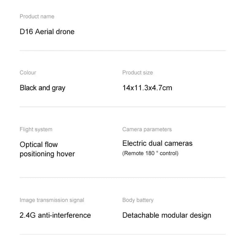 D16 Mini Drone 8K HD Dual Camera Profesional 180° Electric Adjustable GPS Positioning Obstacle avoidance Bushless UAV 2026 New The jack market .AU The jack market .AU Drones $ 106 14:29#Black Dual 8K-1B