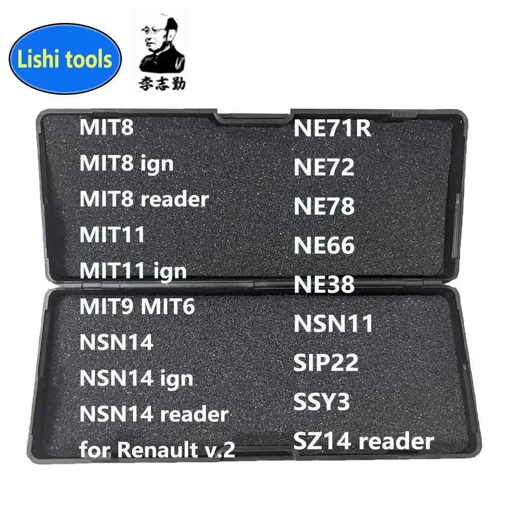 Lishi Tool 2 in 1 TOY2014 TOY2018 for Renault V.2 Laguna3 for Geely Haval for Haval2 Geely2 for Ford2017 for Honda2020 Honda2021