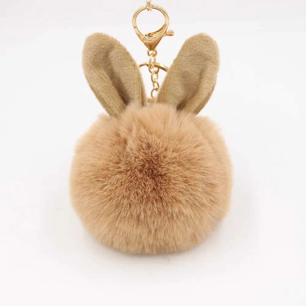 Furry Rabbit Ear Furry Ball Keychain Cute Rabbit Ear Plush Pendant Faux Fur Furry Rabbit Ear Bag Accessory Car Hanging Accessory The jack market .AU The jack market .AU Jewellery & Chains $ 47 14:1202#Brown