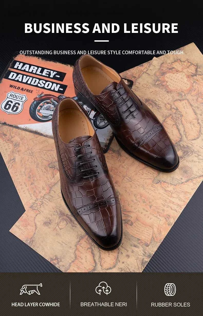 Handmade Oxford Casual Business Office Work Shoes Luxury Wedding Classic Fashion Formal Shoes Genuine Leather Lace Up Shoe The jack market .AU The jack market .AU Step Up Your Style: Trendy Shoes for Every Occasion! $ 140 14:365458;200000124:3116
